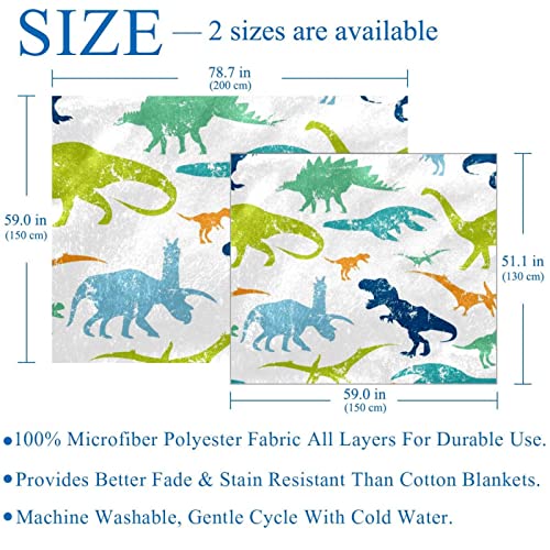 Couverture douillette dinosaures, le cadeau parfait pour lit d'enfant - 4