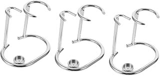 FOMIYES 3pcs Razor Holder Safety Razor Stand Razor Brush Organizer Shaving Razor Stand Man Suits for Men Shaving Kit Shaving Brush Stand Razor Holder Organizer Beard Razor Organizer Silver