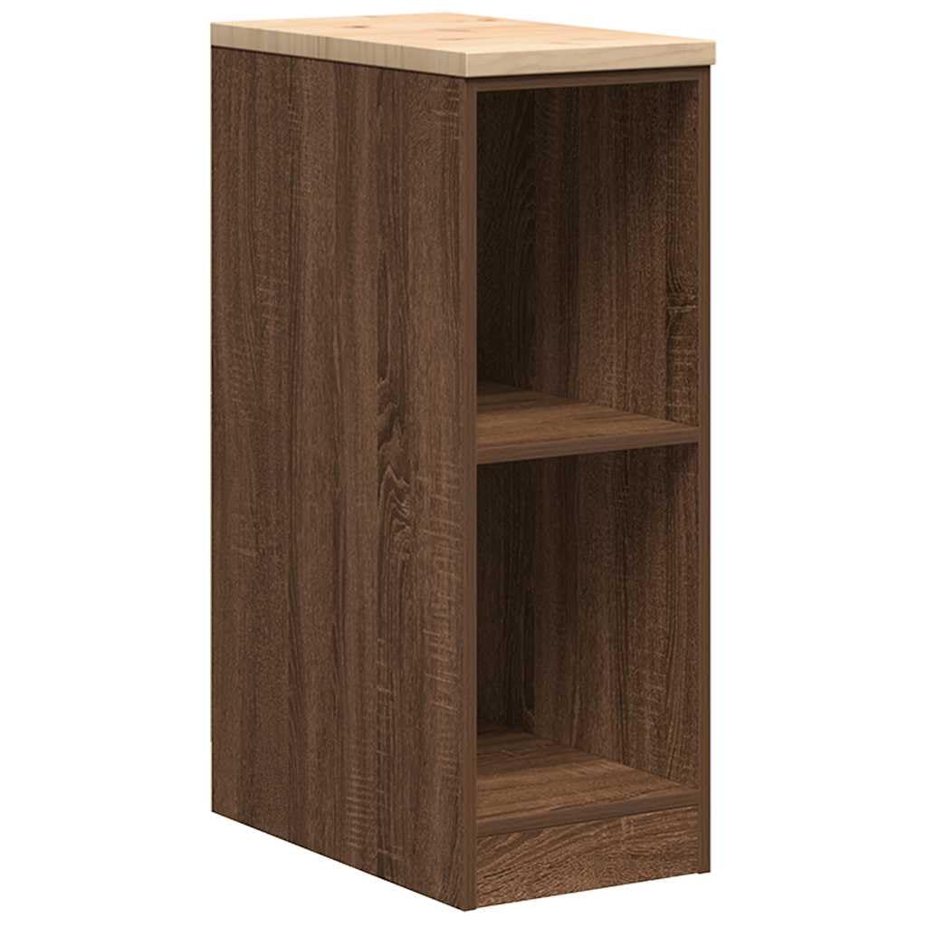 Armoire de Rangement de Garage chêne Marron 30x51x85cm Bois pin,Entreprise & Industrie,Stockage Industriel,Armoires industrielles,15.9 kg-860532