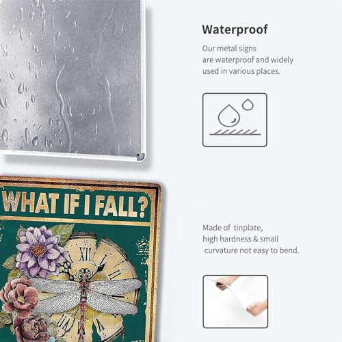 Fmcmly-Vintage-Tin-Signs-What-If-I-Fall-Dragonfly-Decoration-Hippie-Boho-Art-Poster-Fall-Sign-Home-Kitchen-Office-Bedroom-Cafes-Wall-Decor-8×12-Inch Fmcmly Vintage Tin Signs What If I Fall Dragonfly Decoration Hippie Boho Art Poster Fall Sign Home Kitchen Office Bedroom Cafes Wall Decor 8×12 Inch