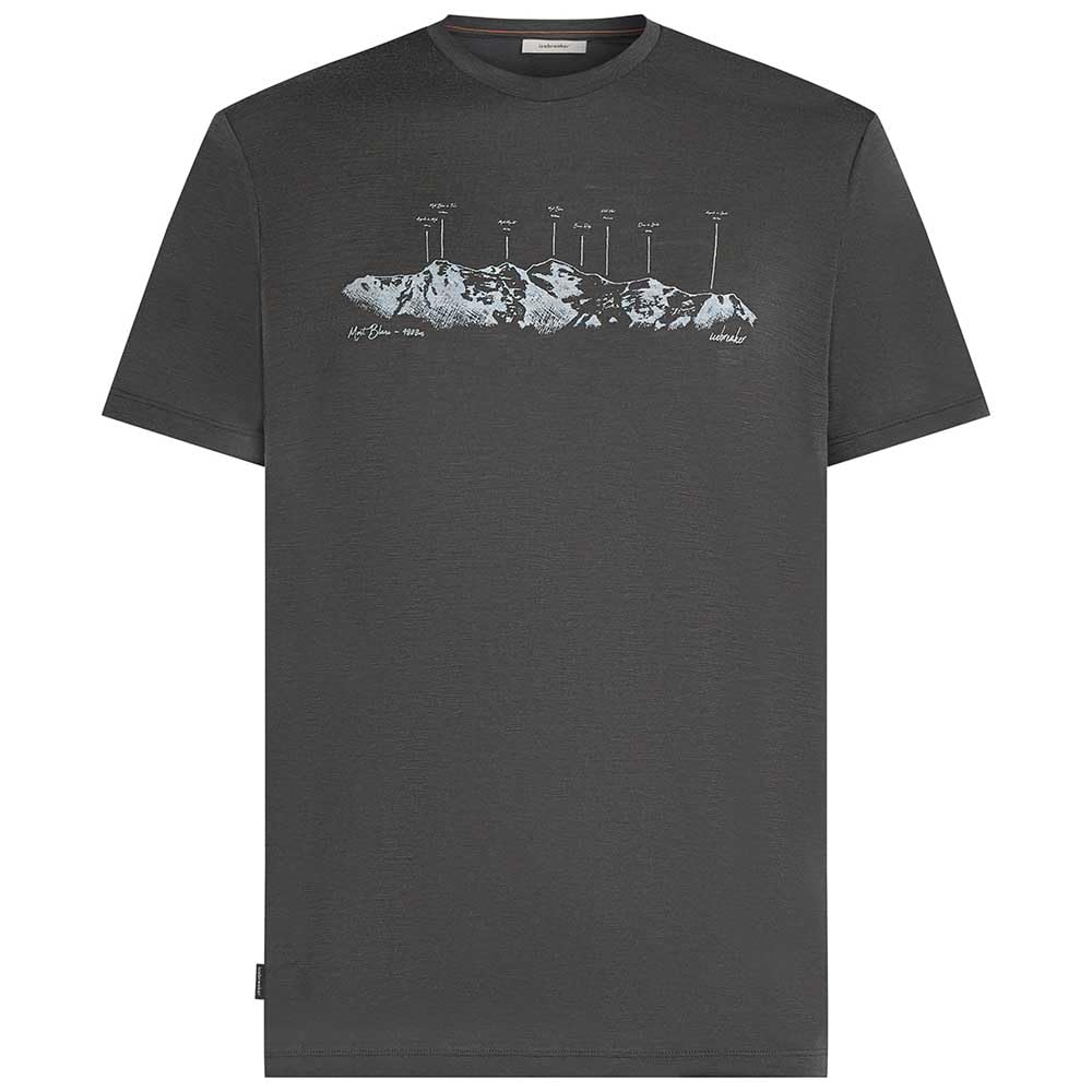 ICEBREAKER Merino 150 Tech Lite The Peaks Kurzarm-T-Shirt L
