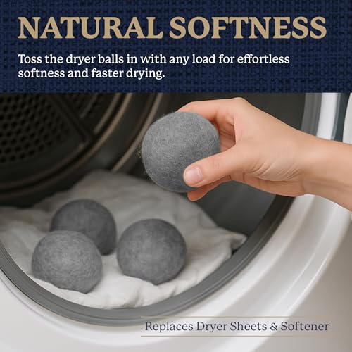 Image of Farberware Wool Dryer Balls, 4-Pack, Reusable