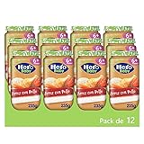 cereales de arroz para bebes Formato 235g Hero Baby Tarritos de Arroz con Pollo -Pack de 12x235gr