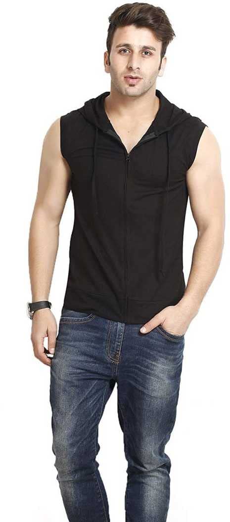 Sleeve Less Hoodie Hooded Neck Hoodie for Men-image-36