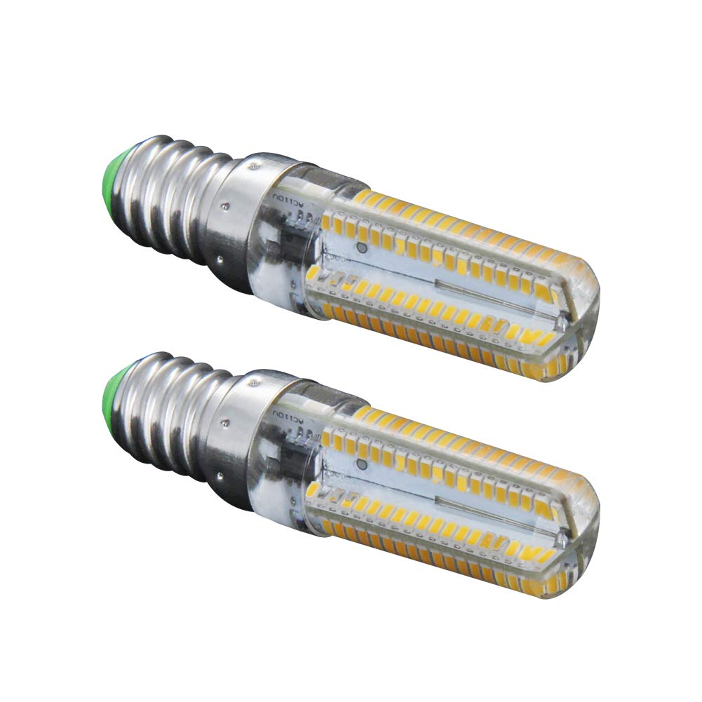 Othmro E14 LED Bulb Microwave Oven Light 6W Warm White 2700K 600lm Christmas Decorations for Ceiling Fan Light Fixture Freezer Hood 2pcs
