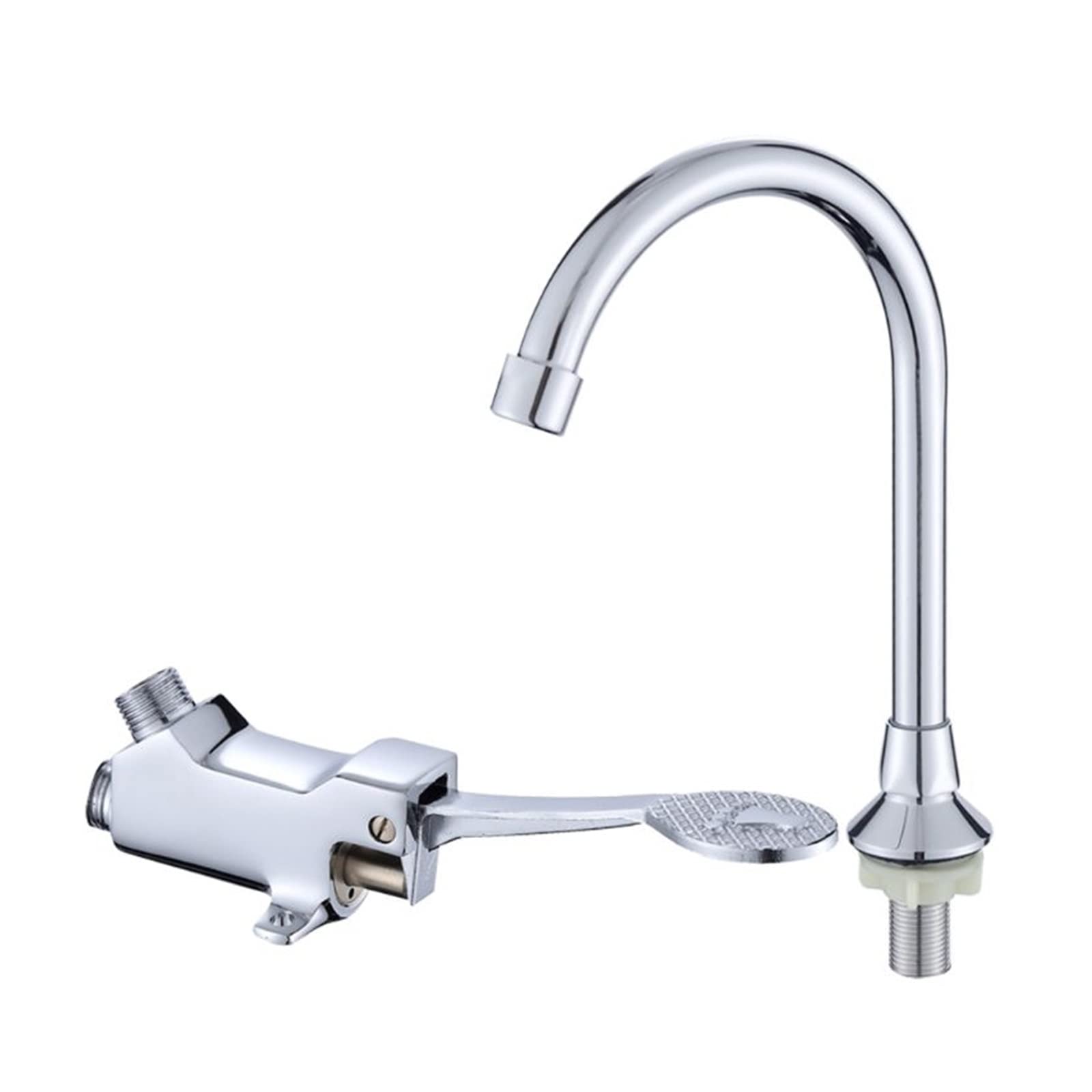 Interrupteur de bassin vertical et vanne de commande à pédale pour robinet lavabo cuisine