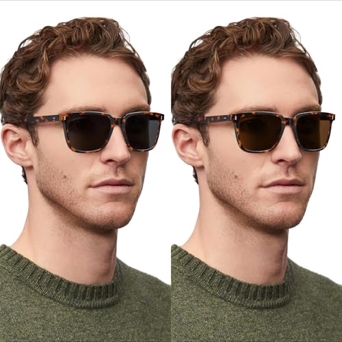 Image of STGATN Polarized Sunglasses for Men and Women, UV400 Protection Trendy Retro Sun Glasses for Driving Outdoor Hiking Fishing