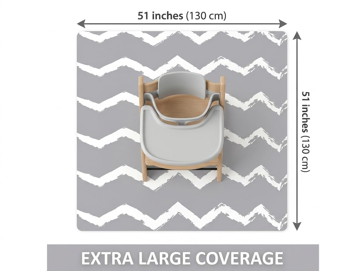 Amazon.com : Large Splat Mat for Under High Chair/Arts/Crafts