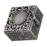 Attrait artistique : le design creux magnifiquement conçu met en valeur le charme de vos bijoux, ce qui en fait une pièce attrayante qui complète n'importe quel décor, petit coffre, petite boîte à bibelots
