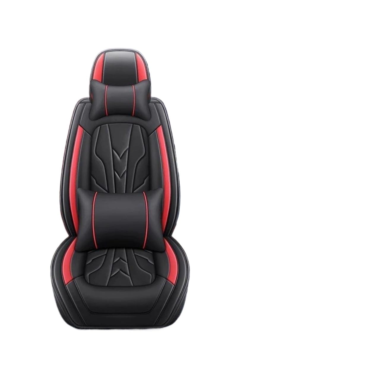 Housse de siège auto finition premium rouge universelle Peugeot