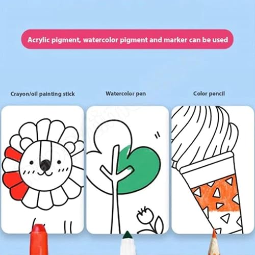 Miniatura 2 de Rollo de dibujo para niños rollo de papel para colorear de 12 x 120 pulgadas para niños rollo de papel de dibujo pintura de bricolaje papel de