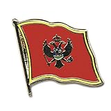 Everflag Flaggen-Pin vergoldet : Montenegro