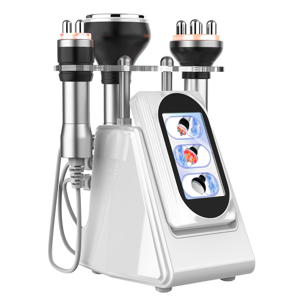 Elitzia 3 in 1 80k Kavitation Maschine Ultraschall Kavitation Körper Sculpting Fettverbrennung Gesicht RF Radiofrequenz Vakuum Massage Hautstraffung Maschine Tragbar Schönheitssalon Spa Heimgebrauch
