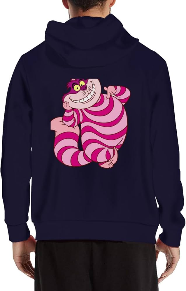 Amazon.co.jp: 不思議の国のアリス チェシャ猫 パーカー メンズ ジップ