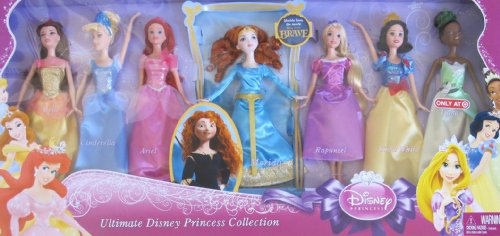 disney princess ultimate 7 doll set