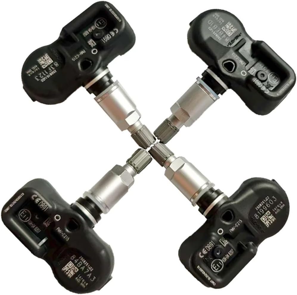PMV-C215 Compatible With ES LBX LC LS LX Nx RX RZ UX Car TPMS 42607-48020 42607-F4020 42607-02070 Tire Pressure Sensor 4PCS