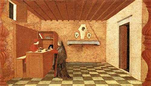 Peinture pour décoration salon haut de gamme : toile Paolo Uccello haute définition 60x90cm