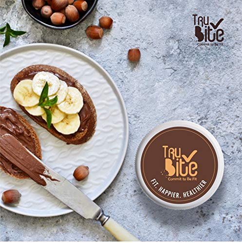 Image of Trubite Chocolate Peanut Butter (Creamy) (350g) | High in Protein | Goodness of Dark Chocolate | No Cholesterol | Rich in Antioxidant (350G)