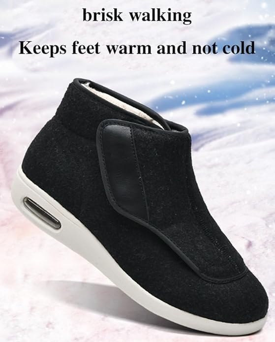 Extra Wide Fit Diabetic Shoes for Men High Top with Removable Memory Foam Insoles Lightweight for Seniors Swollen Feet3