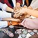 Siifert 12 Pcs Aa Chips and Medallions Sobriety Recovery Monthly Chips 24hr Newcomer 1-11 Months Aa Tokens Alcoholics Anonymous Medallion (Rainbow)