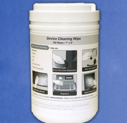 Kicteam KICK2-W02-DVC Device Cleaning Wipe - 7 x 8 in.