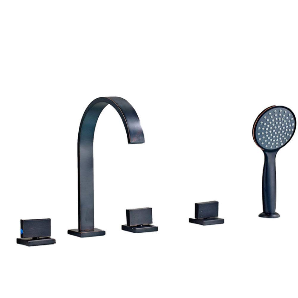 Robinet de baignoire avec douchette extractible pour rinçage facile