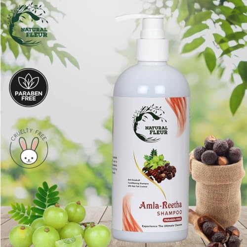 Image of Amla & Reetha Shampoo | Paraben Free | Anti Dandruff Conditioning With Hair Fall Control | Thick & Strong Hair | Suitable for All Hair Types |400 ml