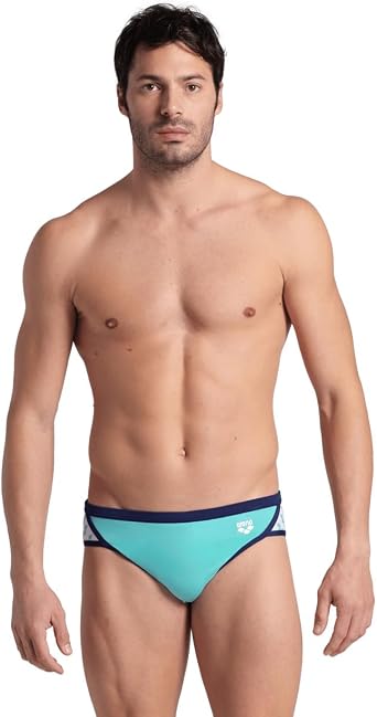 ARENA Swim Briefs Arena Mens Icons Solid Swim Briefs Professional Training Swimsuit Sports Trunk