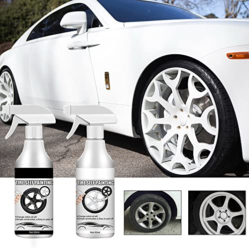 Zcargel Wheel Spray Paint, Auto Wheel Spray Car Tire Color Change Wheel Hub Paint Peelable Anti-Rust Spray Paint For Car Hub Rims Anti-Rust Automotive Diy Spray Paint Cans #TOP1