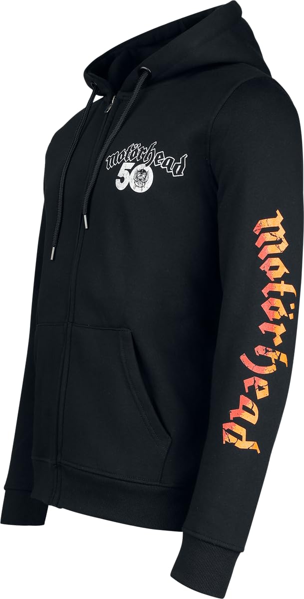 Motörhead Flames Bull Männer Kapuzenjacke schwarz Band-Merch, Bands