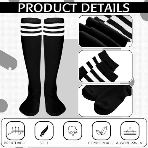 Image of Panitay 2 /12 /16 /24 Pairs Softball Soccer Socks Glitter Eye Black Stickers Team Spirit Accessories for Youth Women Sport Wear