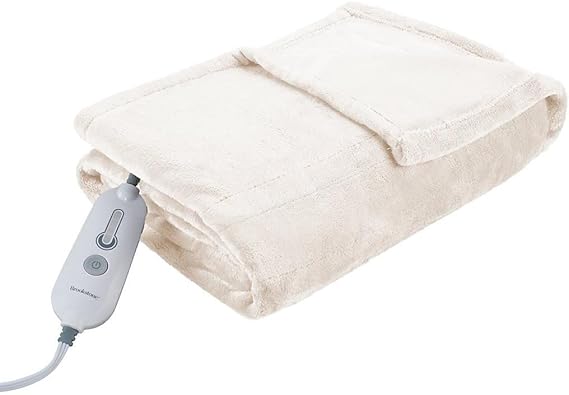 Review Brookstone NAP Heated Plush Throw Blanket Velvety Soft 4 Heat Settings Cream Ivory 50″ x 60″ Review Brookstone NAP Heated Plush Throw Blanket Velvety Soft 4 Heat Settings Cream Ivory 50″ x 60″