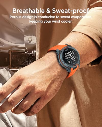 Bracelet Garmin Instinct 3 étanche et réglable en silicone léger - 6