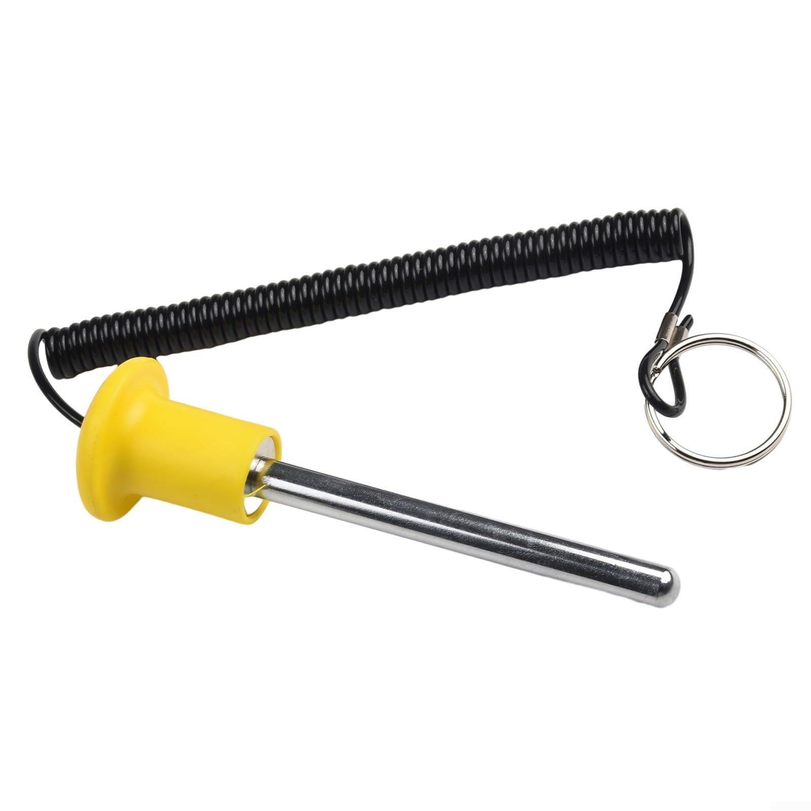 EpheyFIF Weight Stack Pin - Magnetic Stack Training Pins Strength Machine Pin with Pull Rope Training Equipment Fitness Accessories(M8*80mm)