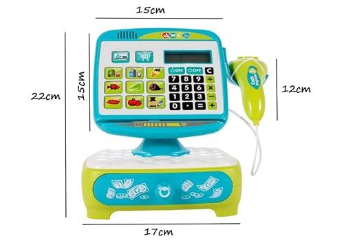 Brinquedo Caixa Registradora Mini Mercado Calcula Luz E Som