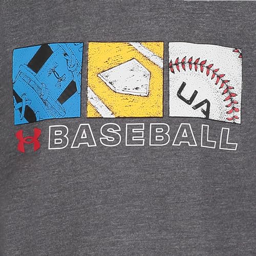 Image of Under Armour Boys' Short Sleeve Baseball Graphic T-Shirt, Lightweight & Breathable, Relaxed Fit