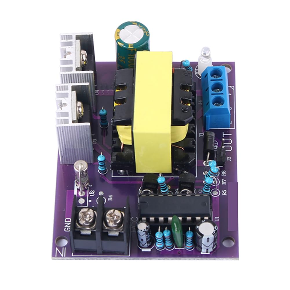 Module Convertisseur DC 24V Vers AC 220V 100W - Onduleur Onde Carrée, Pour Moteurs, LED, Alimentation - 9