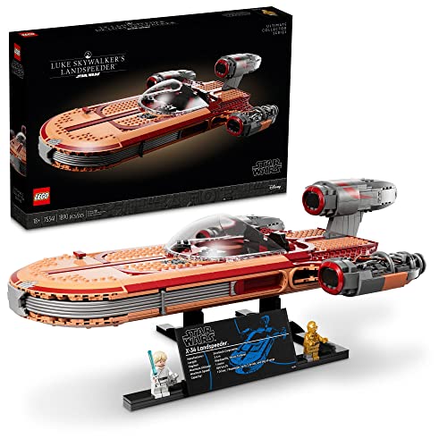 LEGO Star Wars Luke Skywalker Landspeeder 75341, Ultimate Collector Series Star Wars Kit de...