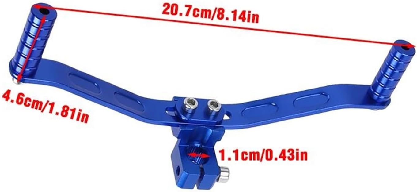 Suitable motorcycle scooter modification accessories, universal motorcycle two-way shift lever, pedal, shifter(Black)