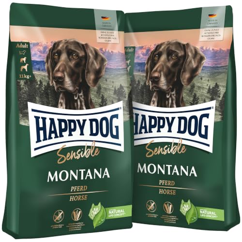 Happy Dog Sensible Montana Monoprotein Pferd, 2x10 kg
