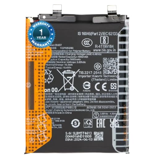 Image of Original BM5T Battery for Redmi Poco X6 Pro 2311DRK48G, 2311DRK48I Battery with 1 Year Warranty**(LR51)