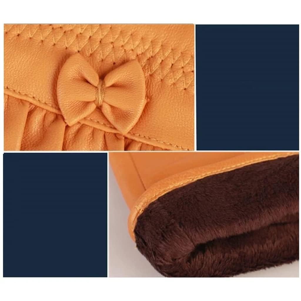 Guantes Gruesos y cálidos para Mujer, para otoño e Invierno, con Dedos y
