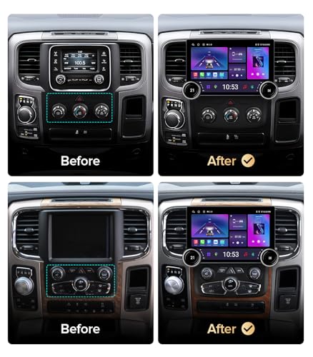 Radio con pantalla QLED 11.5" Android 13 para Dodge Ram miniatura 2