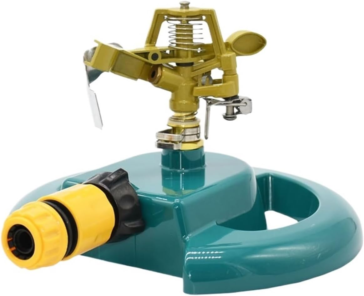 360 Degree Rotating Jet Sprinklers Rocker Nozzles Support Adjustable Garden Lawn Farm Sprinklers(F)