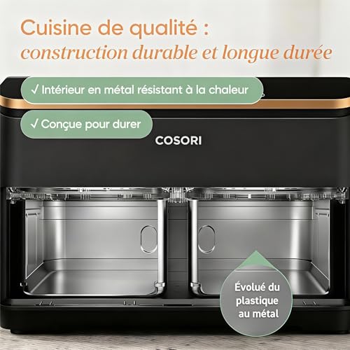 COSORI Air Fryer 2 tiroirs 8,5L