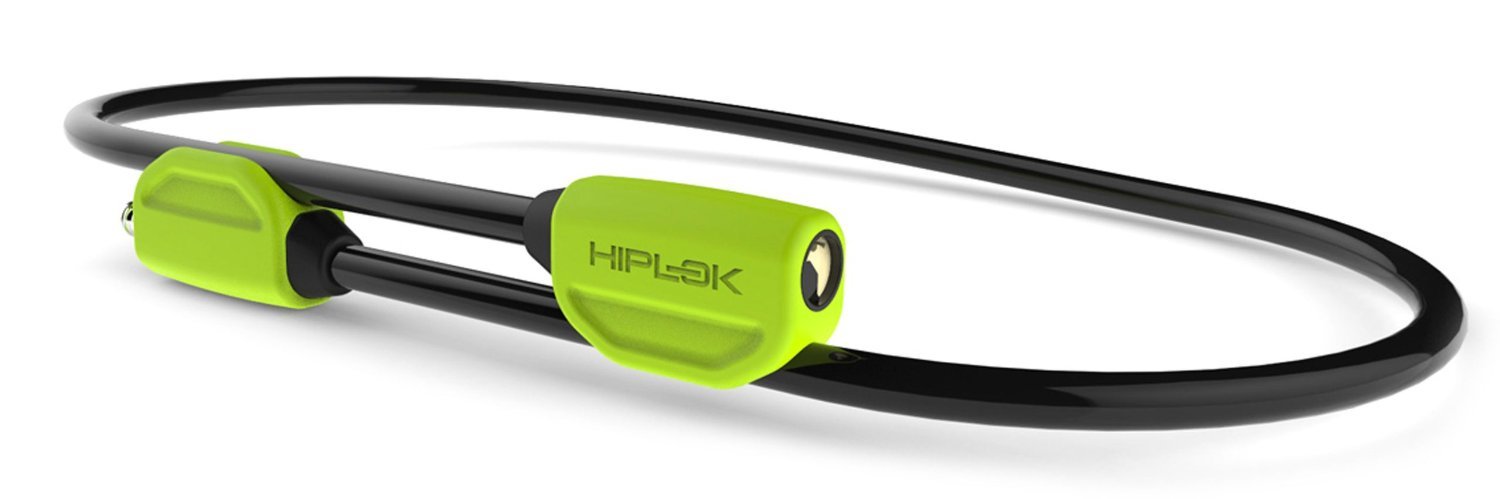 Hiplok POP Cable Lock - Lime/Wearable Waist Belt Lock Clothing Clothes Bicycle Cycling Cycle Biking Bike Security Safety Anti Theft Accessories