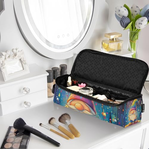Estuche de viaje 2 en 1 para rizador con base resistente al calor y organizador para herramientas de cabello como planchas y secadora miniatura 7