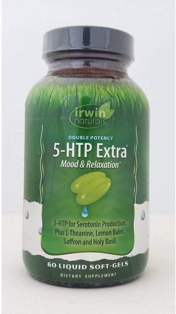 Irwin Naturals, doble potencia, 5HTP extra, 60líquido softgels2pc