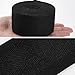 Imagen de GORGECRAFT Cinta de Sarga de Algodón de 10mX5cm Cinta de Bies Negra Rollo de Cinta de Espiga para Costura de Ropa Confección de Alfombras Costuras Envoltura de Regalos Manualidades del Hogar