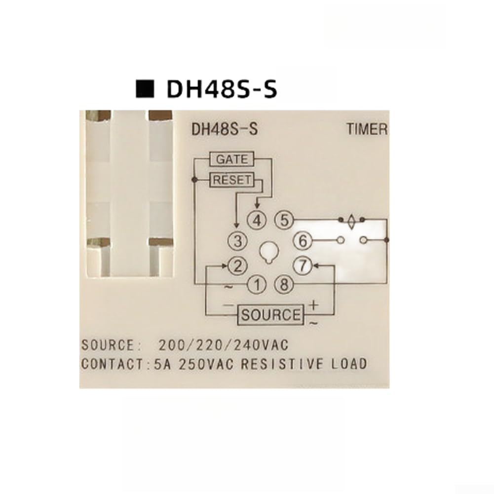 DH48S-S Digital Timer Switch 12V 24V LED Display(DH48S-S AC/DC12V)